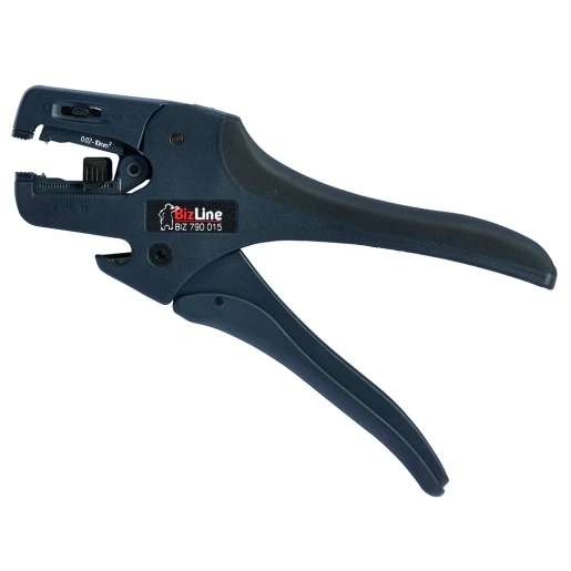 Bizline Automatische striptang 190mm 0.16 - 3.2mm Kerfdiepte instelbaar Striplengte instelbaar BIZ 790015