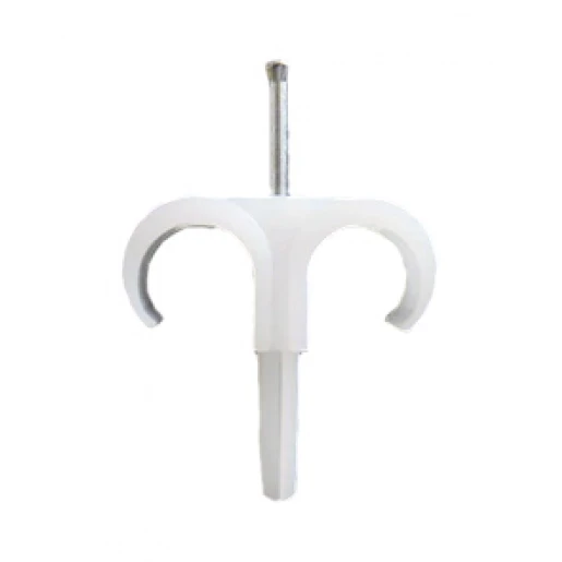 Newlec Spijkerplugclip 16-19mm duo wit