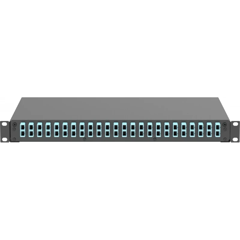 Panduit UITGERUSTE GLASVEZEL LADE MET 24 SC DUPLEX ADAPTERS-OM3/OM4 50/125 MM GLASVEZEL (AQUA)