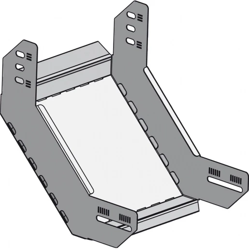 Stago KG281 bocht / hoekstuk kabelgoot stijgstuk 300x60mm Staal CSU362330124
