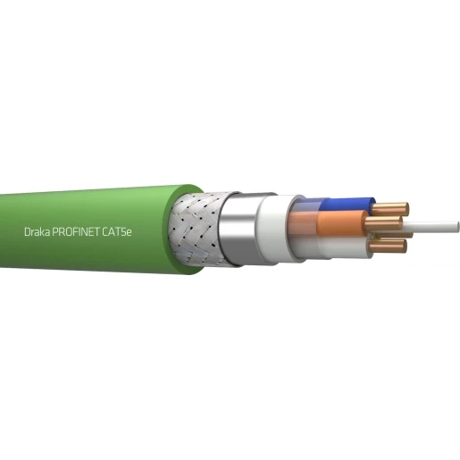 Draka ICS IE FC INST Cat.5e PVC gn 2x2x22/1 AWG