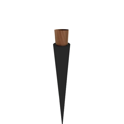 TKF VDS H07V2-K Eca Installatiedraad 6mm² zwart per 1M