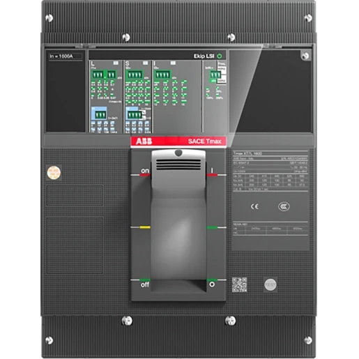 ABB XT7S 1250 Ekip Dip LSI In=1250A 3 polig vast met vooraanslui