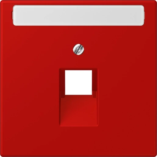Jung LS range Afdekking centraalplaat LC32090 UAE/IAE 1 connector Met label rood LC969-1NAUA227