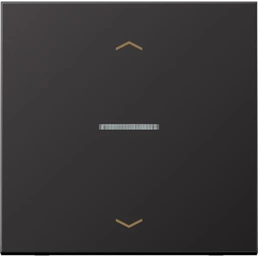 Jung LS range tastafdekking standaard pijlen dark enkelvoudig Mat aluminium FMAL1700PD
