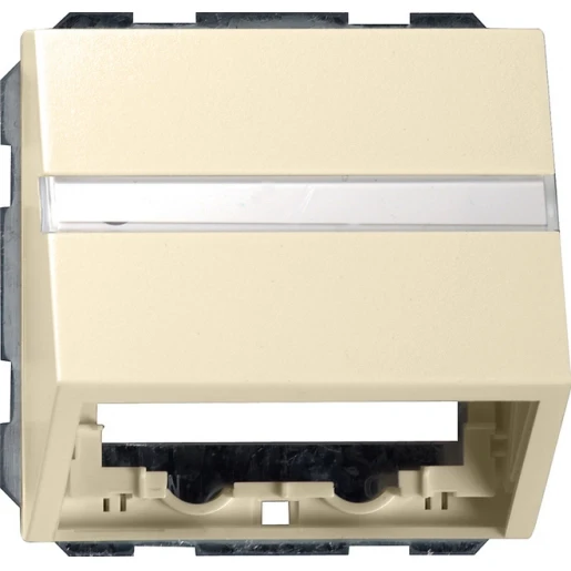 Gira System 55 datakap draagring + tk Voor dataansluitkast Bedieningselement Met label wit 087001