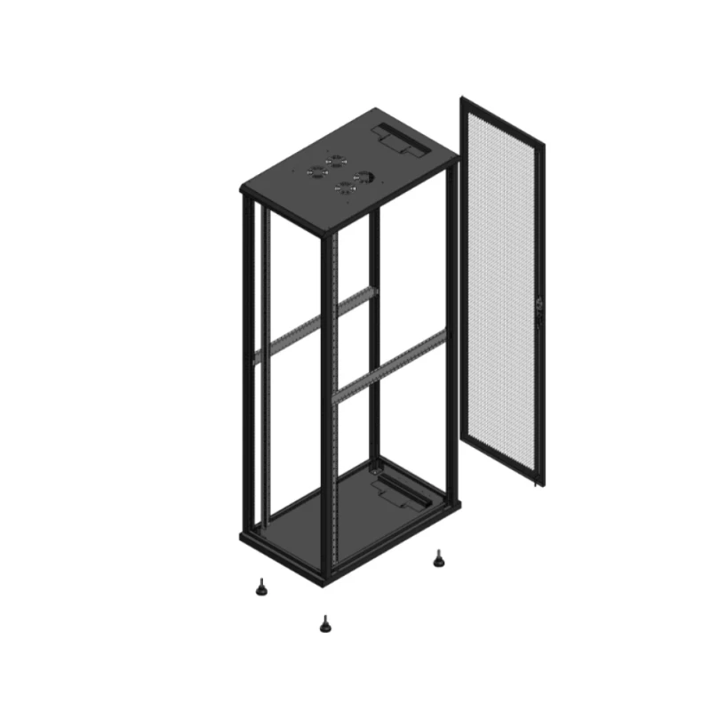 Gigamedia Vloer patchkast SP AR enkel PER EX 19" 47HE 600x1000mm Zwart GGM 7047610SPPPSEX