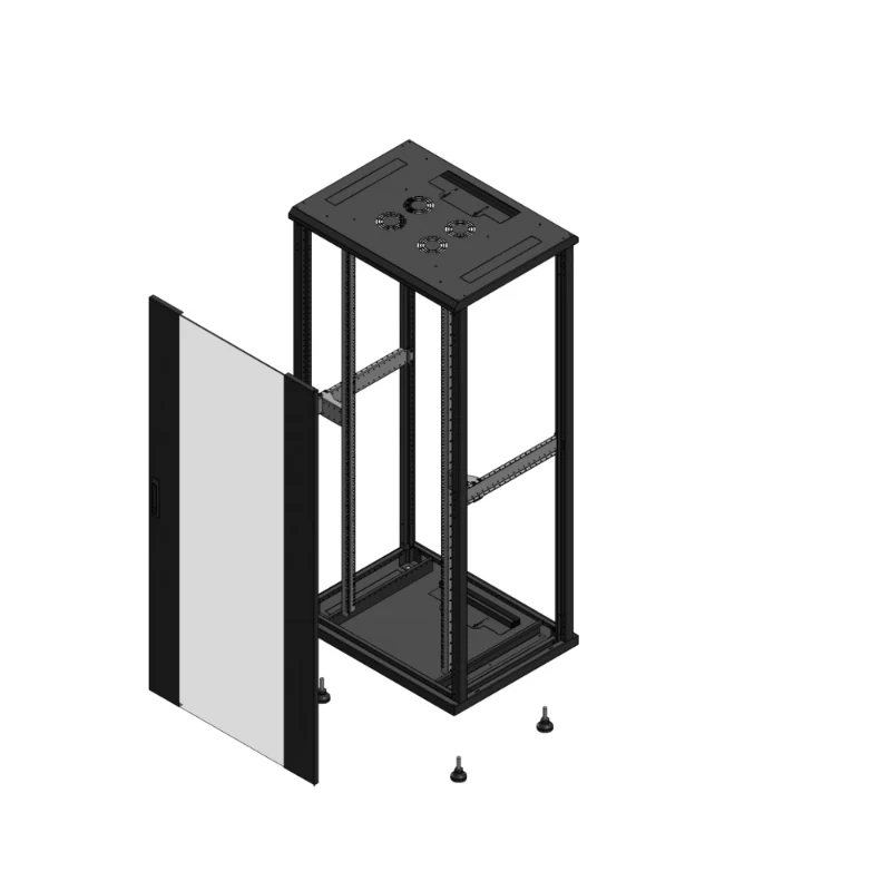 Gigamedia Vloer patchkast AV enkel VER SP EX 19" 36HE 800x600mm Zwart GGM 703686PVSSPEX