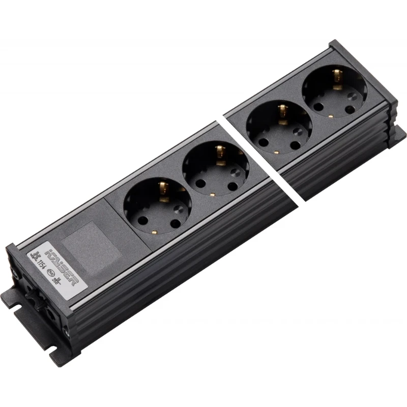 Martin Kaiser Contactdooscombinatie stekerbaar 6RA 16A IP20 1154/6-1/SW