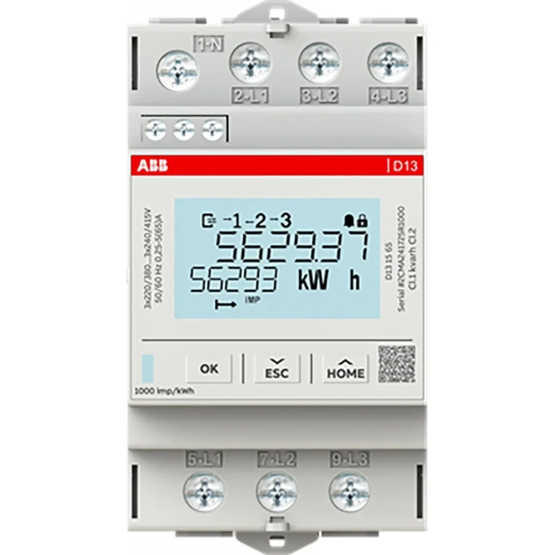 ABB Energiemeter 3 fase direct 65A