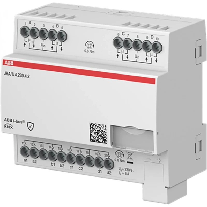 ABB Busch-Jaeger Jaloezie- en rolluikactuator Travel Det Bin ingang 4-f 230V handmatige bediening
