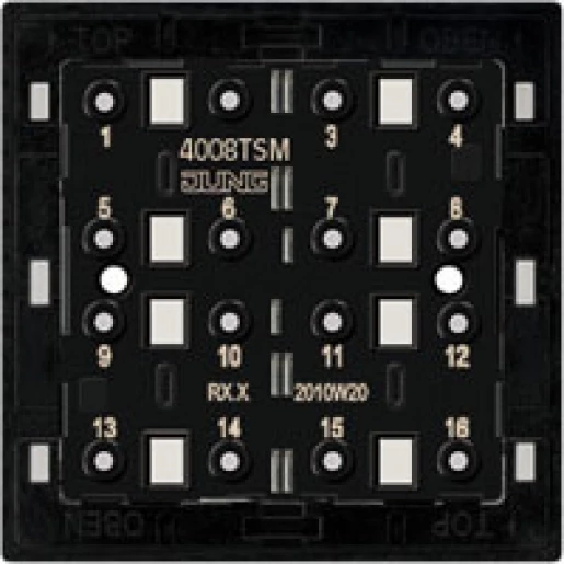 Jung Tastermodule 2-draadssysteem inbouw Druk-/tiptoetscontact 4008TSM