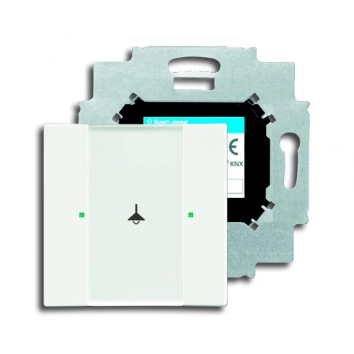ABB Busch-Jaeger KNX, Future Tastsensor KNX enkelvoudig wit met tekstv IP20 RAL 9016 2CKA006115A0190