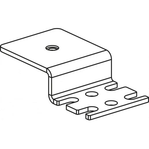 Panduit Fiber Routing Systems muurbeugel el z-model laag 25 - 55.1mm 38.1x17.1mm Staal RAL 9005 FZBLP