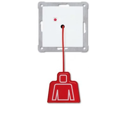 Jung AS range miva nood trekschakelaar a(s)500 trekcontact 55x55mm wit IP20 NRSAS0834ZTWW