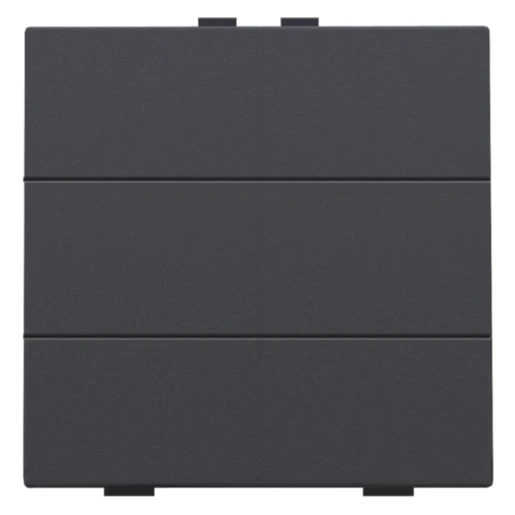 Niko Home Control Tastsensor bussysteem 6-voudig antraciet inbouw IP20 122-51006