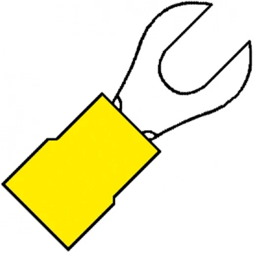 Klemko GEÏSOL.1/2ROND VORKKABELSCHOENM10 V.DRAAD 1,5-2,5
