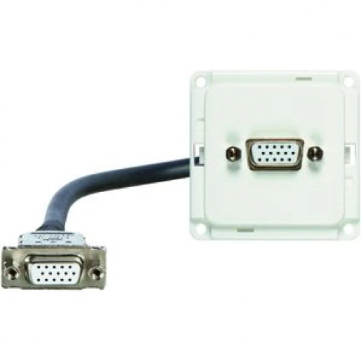 Peha Compacta Centraalplaat- (onderdeel) afdekking Modular-Jack 1 connector Zonder label wit 00942791