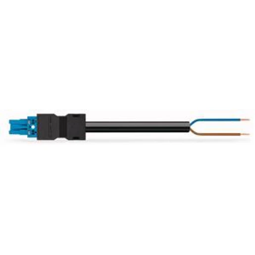 Wago Serie 771 Patchkabel gebouwinstallatie 2p Contrastekker (female) Vrij kabeluiteinde 4000mm