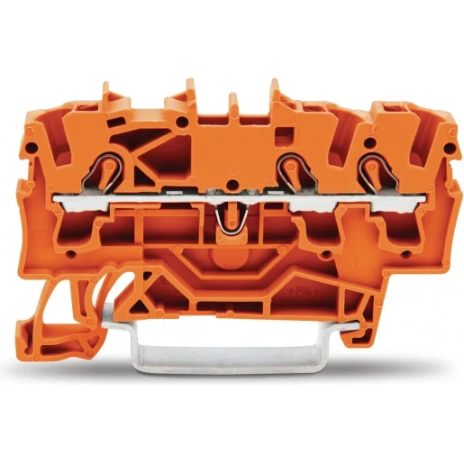 Wago Serie 2002 Verbindingsrijgklem 0,75-4mm² eendr. 0,25-2,5mm² meerdr. Oranje