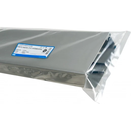 GGK FB kabelkanaal 2000x230x100mm PVC Bodemperforatie met deksel RAL 7030 Z1091G