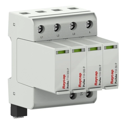 Raycap Overspanningsbeveiliging Type 1+2 TT TN-S