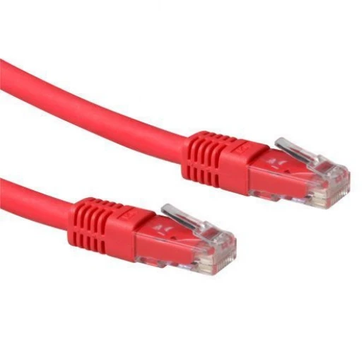 ACT Patchkabel LSZH U / UTP Cat6A (IEC) RJ45 8(8) 10M rood IB1210