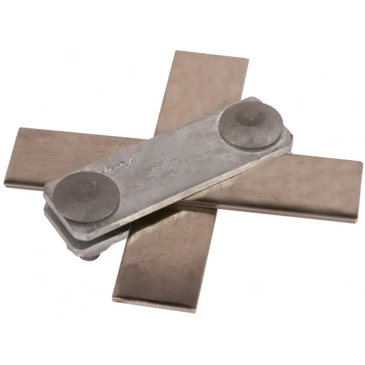 Dehn Sv clamp stst(v4a) f.fl 30/fl 30mm with screws and nuts (m10)