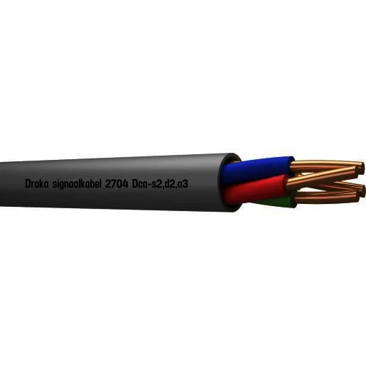 Draka 2700 Signaalkabel Dca Grijs 4x0,8mm - 500mtr