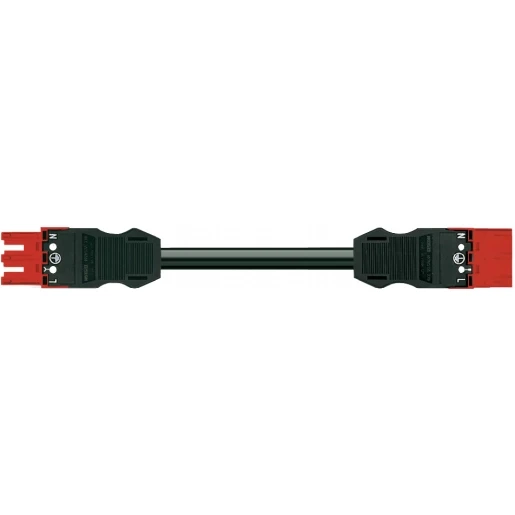 Wago SERIE 771 Patchkabel gebouwinstallatie 3p Contrastekker (female) Stekker 5000mm