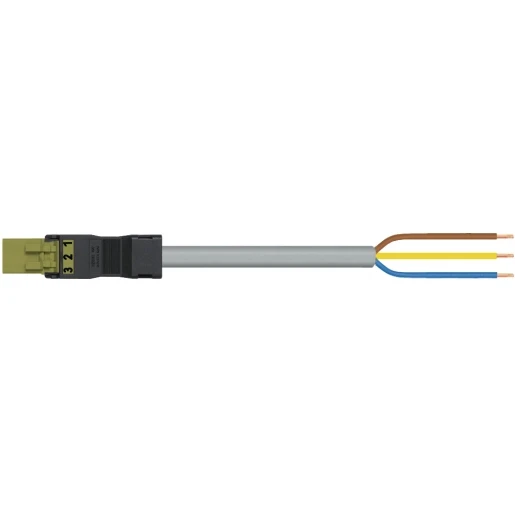 Wago SERIE 891 Patchkabel gebouwinstallatie 3p Stekker Vrij kabeluiteinde 7000mm