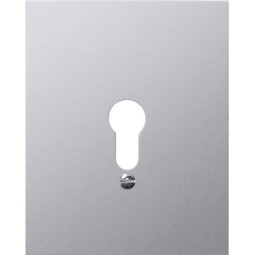 Gira SW metalen afdekking zonder symbolen sw opbouw grijs 009830