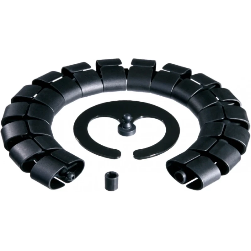 OCS Premium set kabelgeleiding + verzwaarde voet en plafondadapter zwart 70x34x3000mm kunststof wit RAL 9003 13.50.013