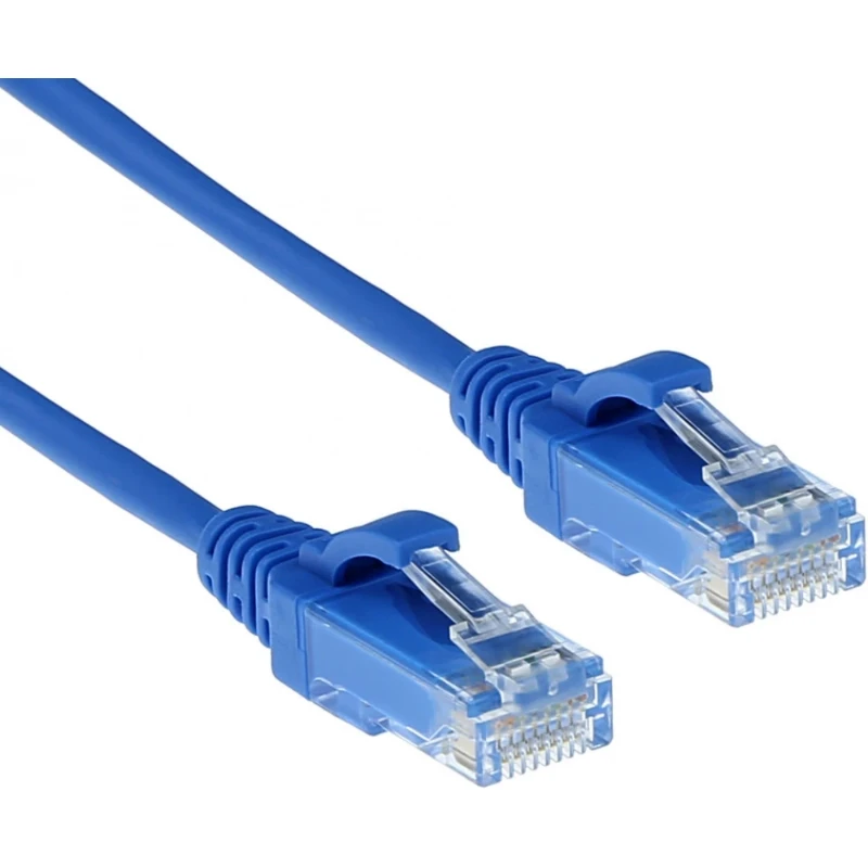 ACT Patchkabel U / UTP Cat6 RJ45 8(8) 0.25M blauw DC9652