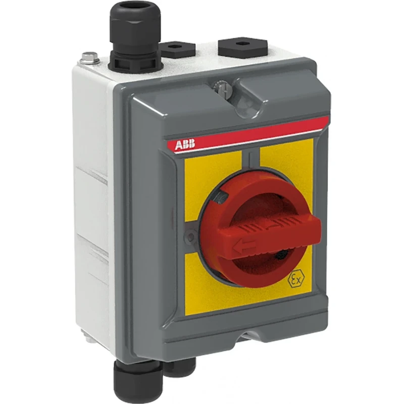 ABB ATEX EMC Safety switch 3-p. 400V AC23 63A 22kW. Alu beh.