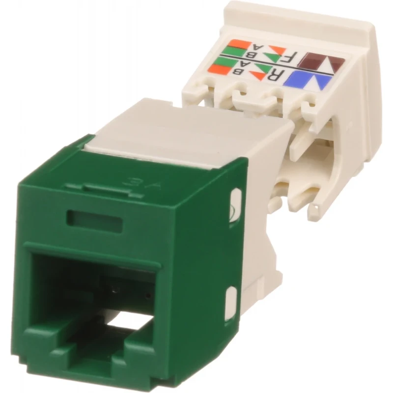 Panduit minijack tx-6+tg groen
