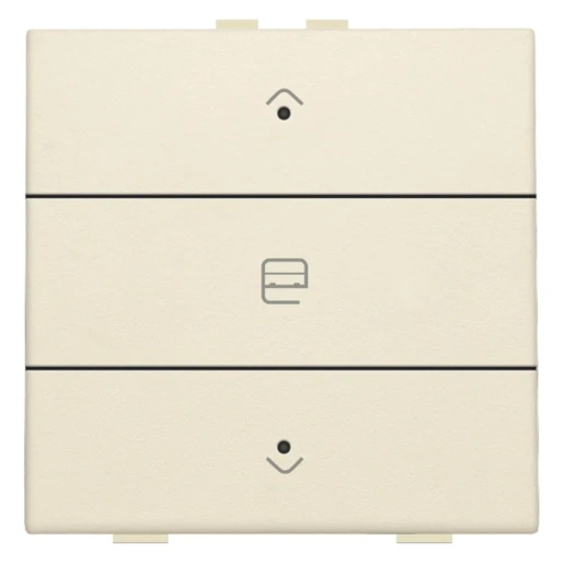 Niko Home Control Bediening motorsturing 3-voudig beige inbouw IP20 RAL 1030 100-52033