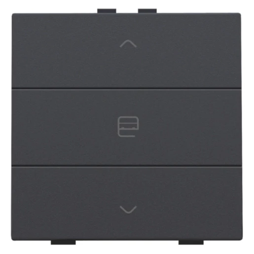 Niko Home Control Bediening motorsturing 3-voudig antraciet inbouw IP20 122-51033