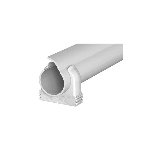 OBO Buiskanaal Quick-Pipe-Set sluitbaar 40m+120 zadels M20 PVC lichtg