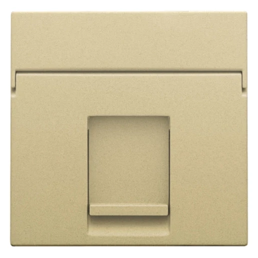 Niko Pure Centraalplaat data RJ Modular-Jack Centraalplaat 1 connector Zonder label goud 221-65100