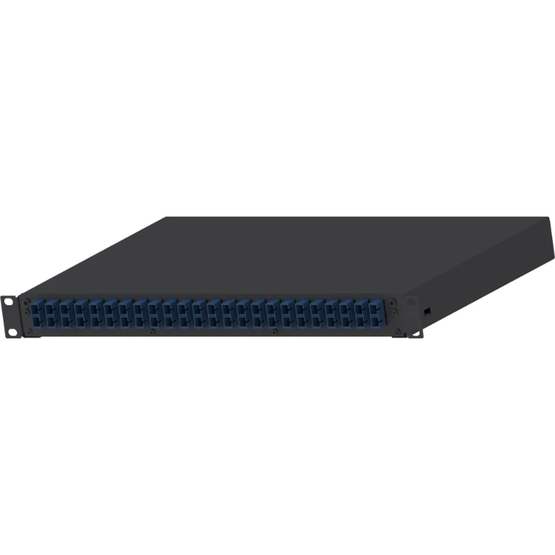Panduit UITGERUSTE GLASVEZEL LADE MET 24 SC DUPLEX ADAPTERS-OS1/OS2 9/125 SM GLASVEZEL (BLAUW)