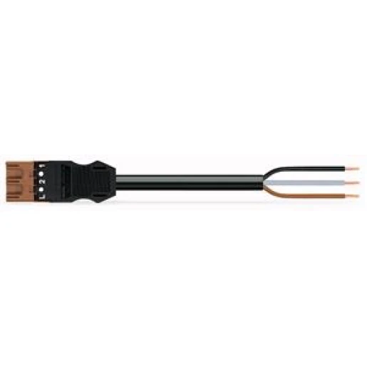 Wago Serie 771 Patchkabel gebouwinstallatie 3p Stekker Vrij kabeluiteinde 6000mm