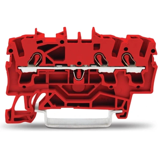 Wago Serie 2002 Verbindingsrijgklem 0,75-4mm² eendr. 0,25-2,5mm² meerdr. Rood