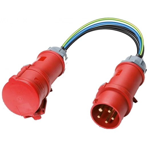 Benning MEETADAPTER DRIEFASE 16 A CEE 5-POLIG T.B.V. CM9