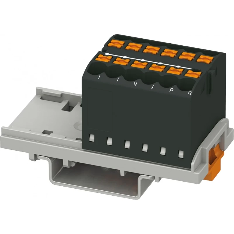 Phoenix Contact PTFIX Verbindingsrijgklem 0,14-4mm² eendr. 0,14-2,5mm² meerdr. Zwart