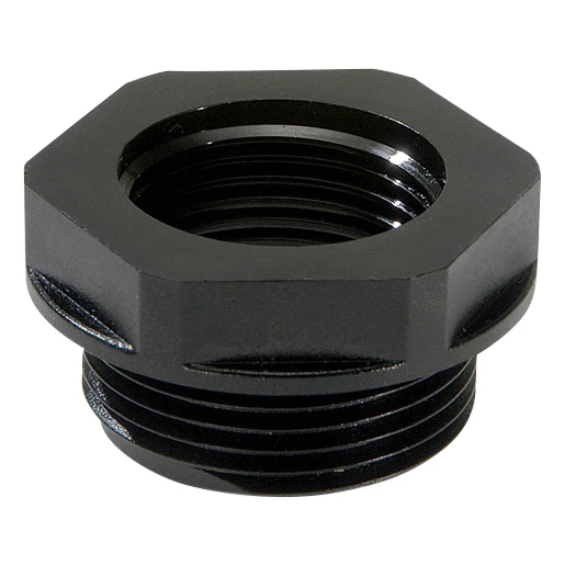 Wiska REDUCEERRING KUNSTSTOF EXPLOSIEVEILIG M32X1,5 - M16X1,5 ZWART