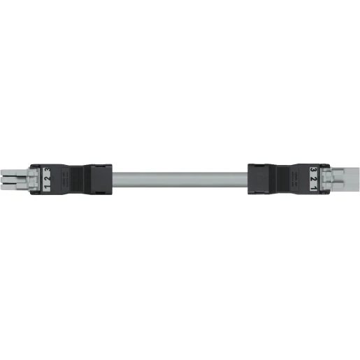 Wago SERIE 891 Patchkabel gebouwinstallatie 3p Contrastekker (female) Stekker 4000mm