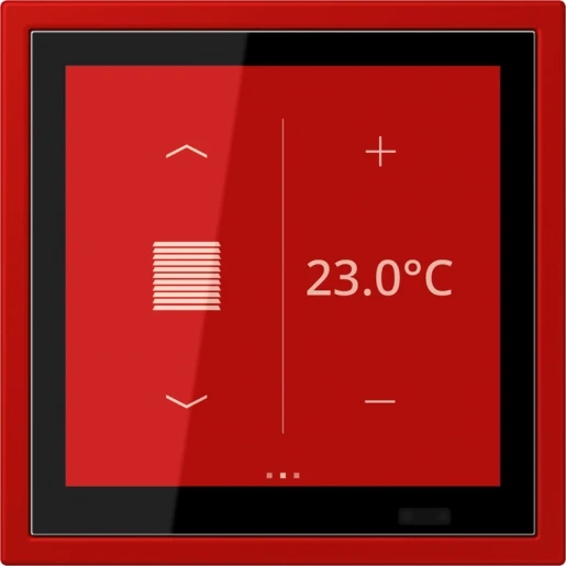 Jung LS range KNX Touch ruimtecontroller KNX rood LCZ459BFD1S227