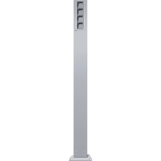 Gira Profiel 55 Energiezuil 4x lege unit energiezuil 142x75mm aluminium IP44 135626