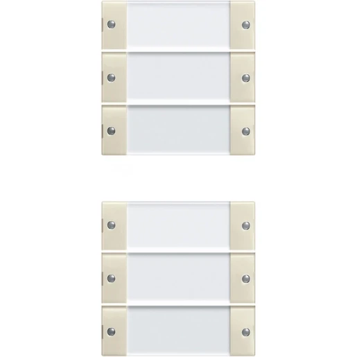 Gira Wippenset 6-v (3+3) TK System 55 clear/cr.wit
